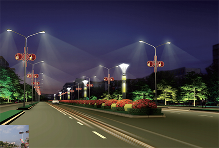 飞利浦照明 道路照明灯杆
